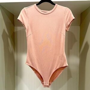 Forver 21 Blush Pink Bodysuit, Size Large